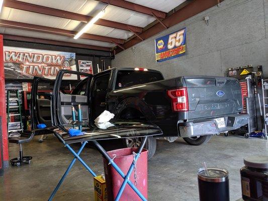 Getting my truck tinted