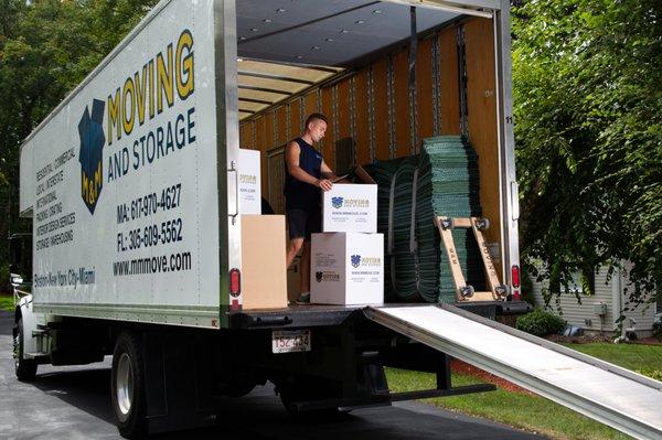 Clean, organized equipment and trucks.