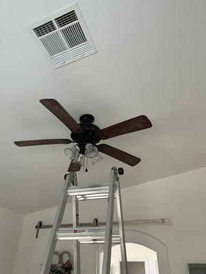 Ceiling fan replacement