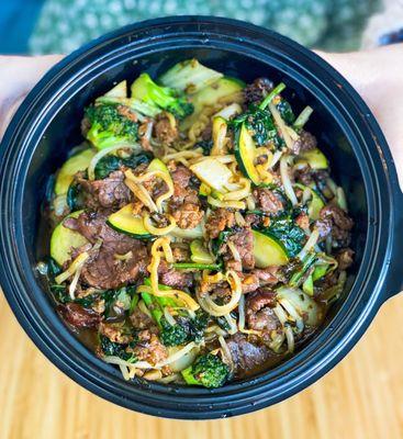 Steak noodle bowl