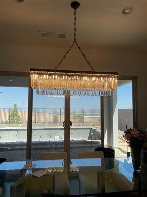 48" Crystal Chandelier