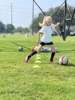 Soccer training