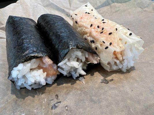 Scallop, yellowtail, and Baked Snow Crab