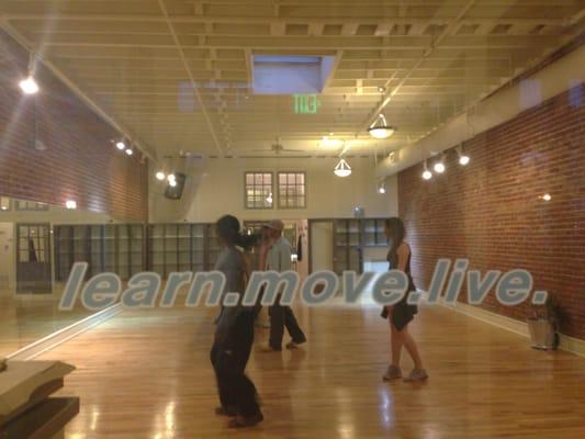 Instructors Dancing in Studio 1