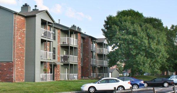 Spacious balconies and patios