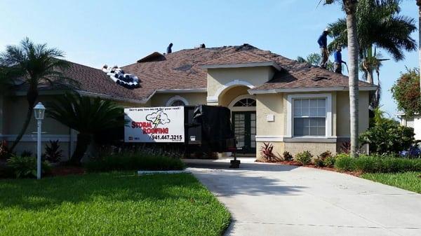 Brown roof customer in bradenton sarasota