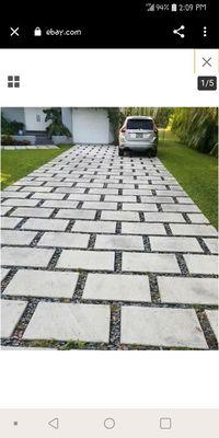 Paver drive.