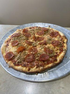 Pepperoni and Italian Sausage Personal Pie