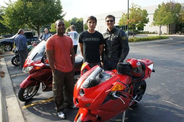 Event with Michael Jordan Motorsport and AMA racer Blake Young