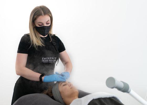 Performing my favorite service, DERMAPLANING!