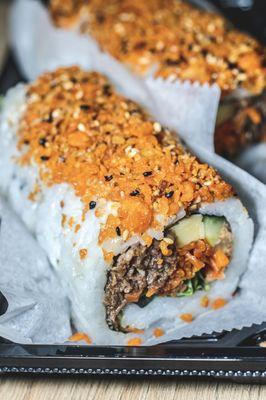 Meat Lover Sushi Roll.