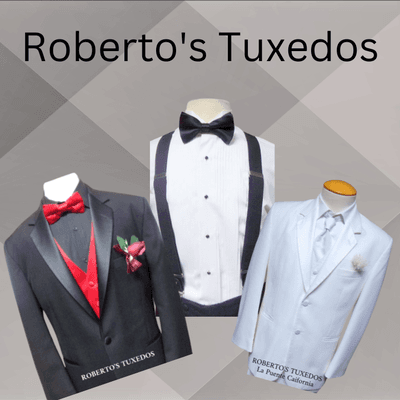 Most popular tuxedo styles available.