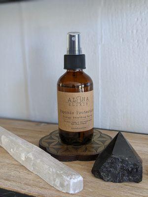 Psychic protection energy shielding spray handcrafted on Oahu.