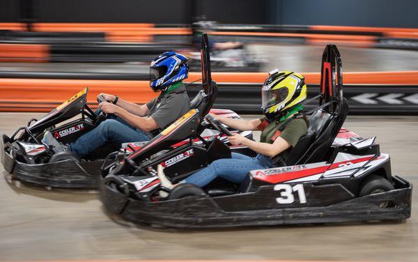 High speed karting up to 50MPH!