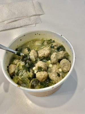 Their Italian Wedding Soup is soooo good