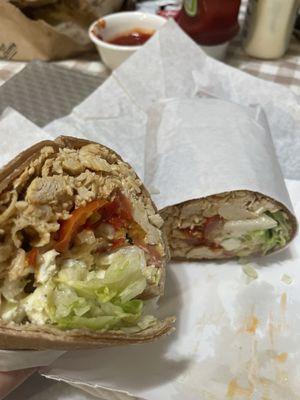 Greek Chicken Wrap