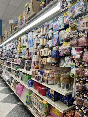 Crafting materials in Aisle 4