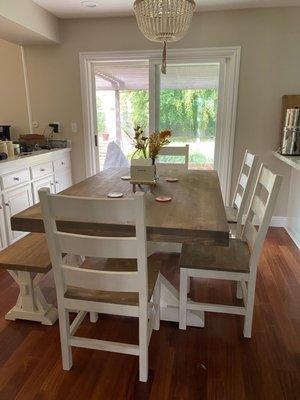 Dining room table