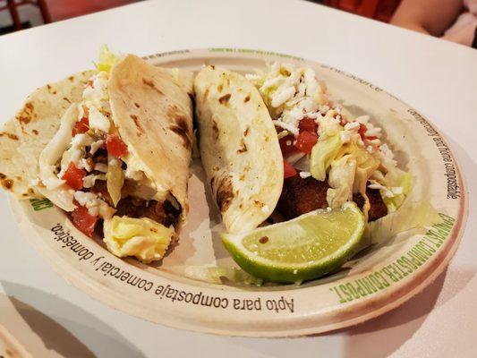 Fried fish tacos