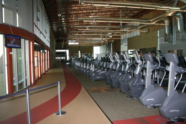 Gym equipment and indoor track