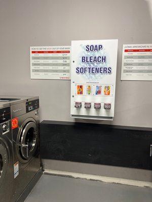 In case you forget your detergent and dryer sheets