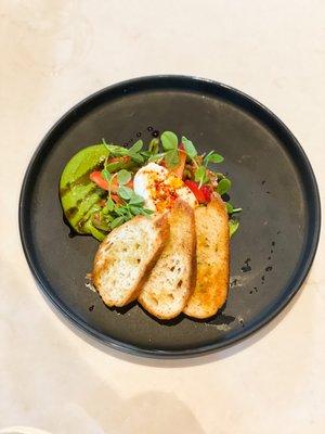 Pea and Burrata Salad