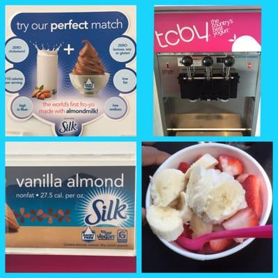 This silk almond milk fro-yo is filled with unhealthy stuff. Read my review!