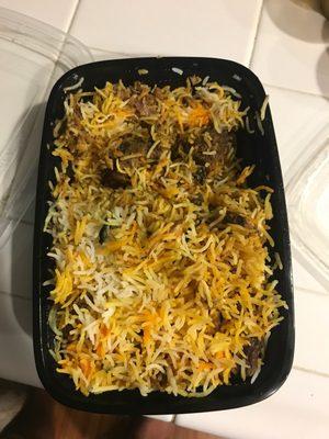 Goat biryani