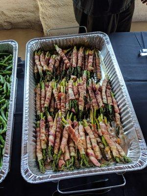 Bacon wrapped asparagus