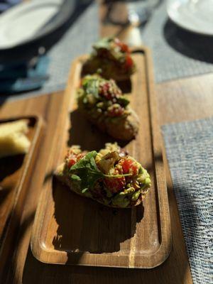 Bruschetta with Shrimps