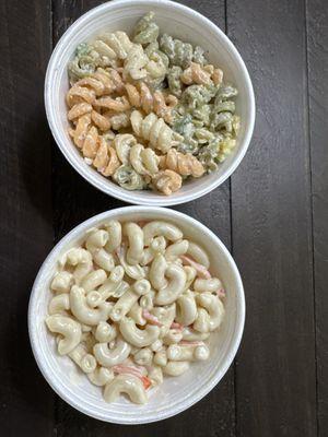 Pasta and Macaroni salad.