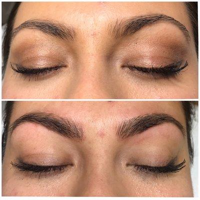 Microblading Initial Session, Before & After