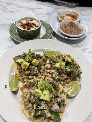 Tostadas de Ceviche