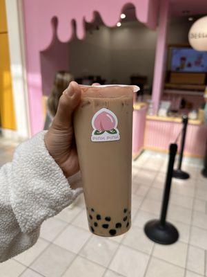 Black Pink Milk Tea