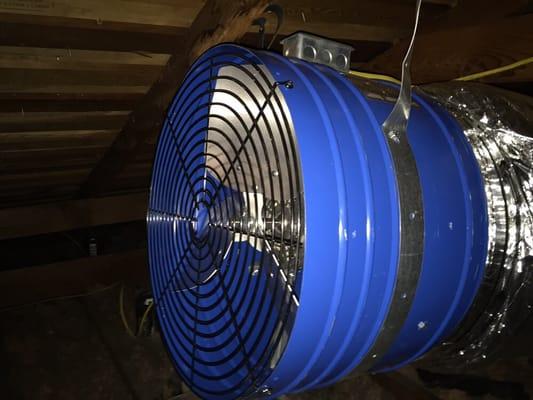 Whole house fan motor by Quiet Cool