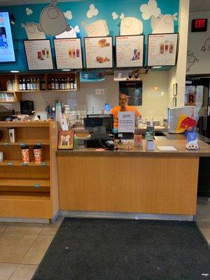 Coffee ordering area