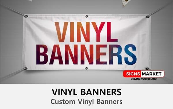 Custom Vinyl Banners - http://www.signsmarket.com/products/banners