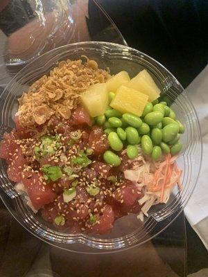 Tuna FunKo style poke bowl