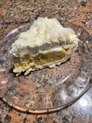 The wonderful "made from scratch" Banana Cream Pie!