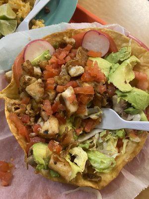 Fish Taco salad