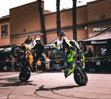 Summer stunt show