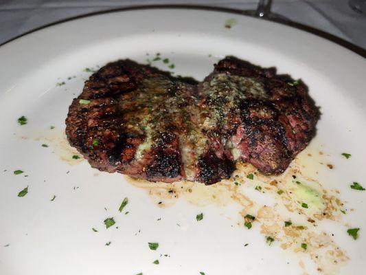 12 ounce Center Cut Filet - ordered medium well. Came out Grey.