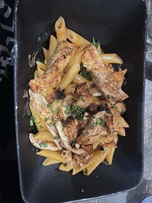 Grilled chicken Penne alla Vodka