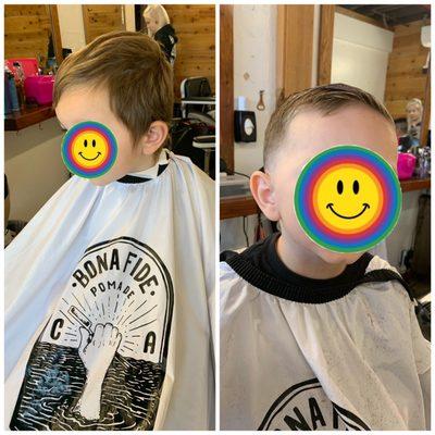 Kids haircut