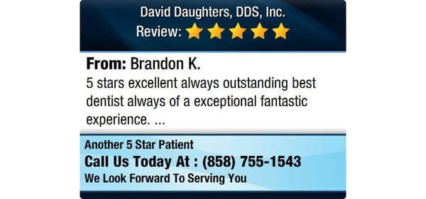 excellent always outstanding best dentist always