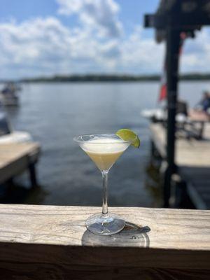 Key lime pie martini