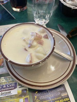 Potato ham soup