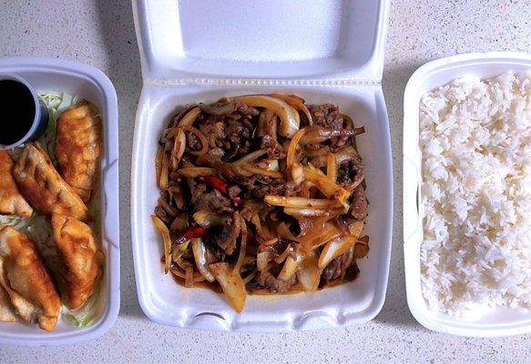 mongolian beef - happy takeout - sacramento