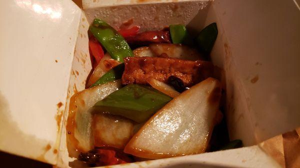 Kung pao tofu ($15). Pretty good.