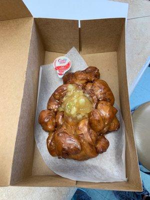 Gigantic apple fritter